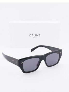 Celine CL40297U 01D Square Sunglasses - Black / Grey